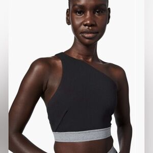 lululemon athletica Black and Gray Sports Bra